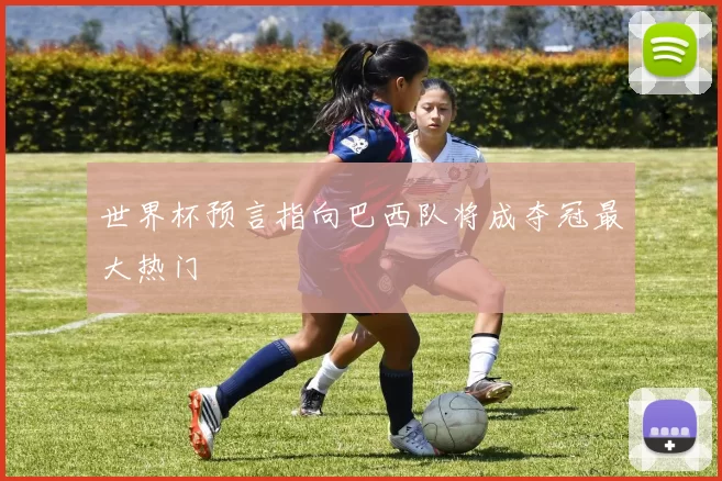 世界杯预言指向巴西队将成夺冠最大热门