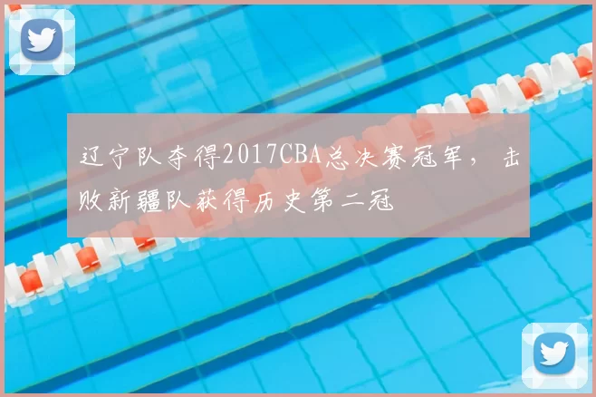 辽宁队夺得2017CBA总决赛冠军，击败新疆队获得历史第二冠